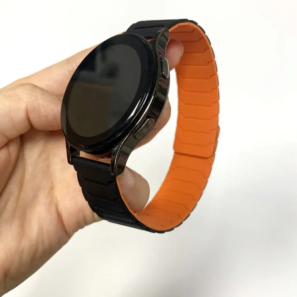 Bracelet magnétique silicone 20 et 22 mm Garmin Amazfit