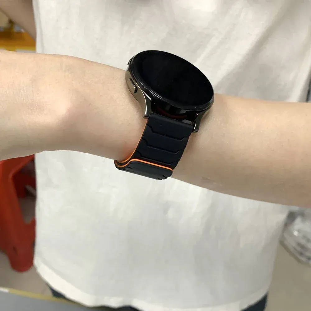 Bracelet magnétique silicone 20 et 22 mm Garmin Amazfit