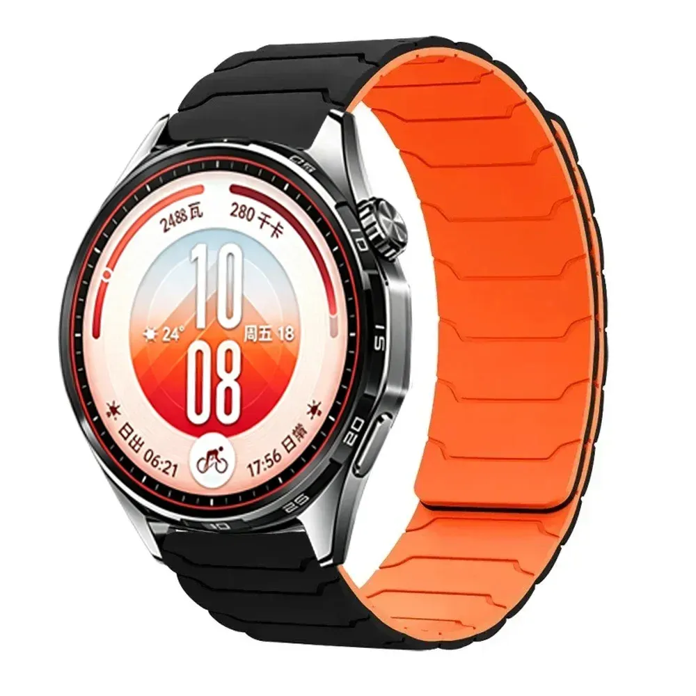 Bracelet magnétique silicone 20 et 22 mm Huawei Watch GT