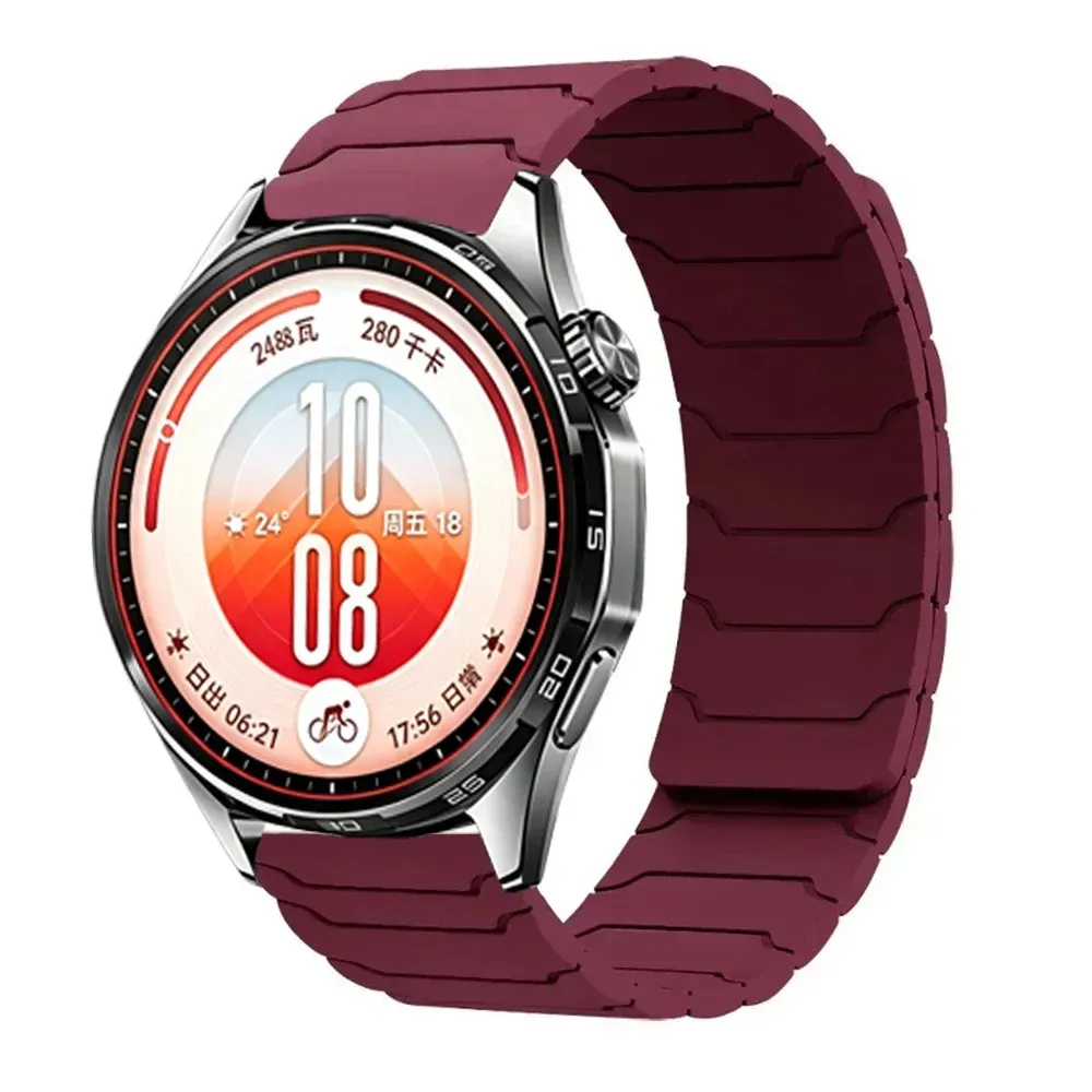 Bracelet magnétique silicone 20 et 22 mm Huawei Watch GT
