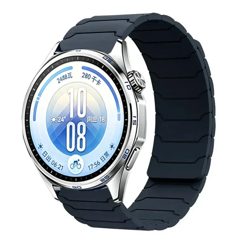 Bracelet magnétique silicone 20 et 22 mm Huawei Watch GT