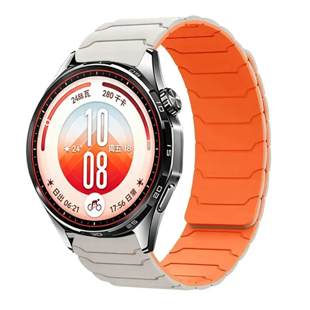 Bracelet magnétique silicone 20 et 22 mm Huawei Watch GT