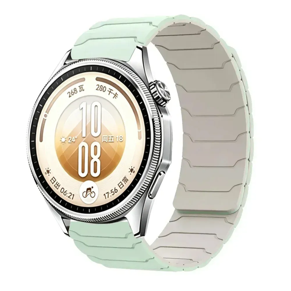 Bracelet magnétique silicone 20 et 22 mm Huawei Watch GT