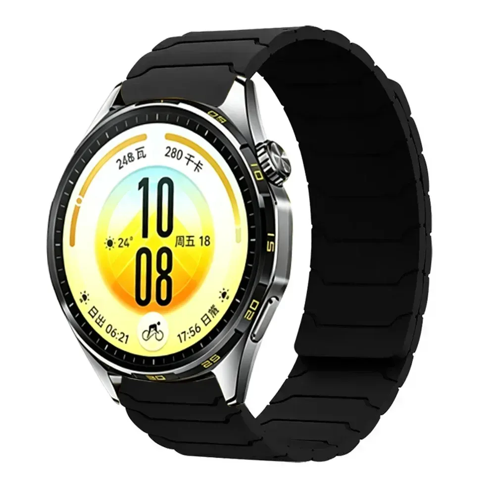 Bracelet magnétique silicone 20 et 22 mm Huawei Watch GT