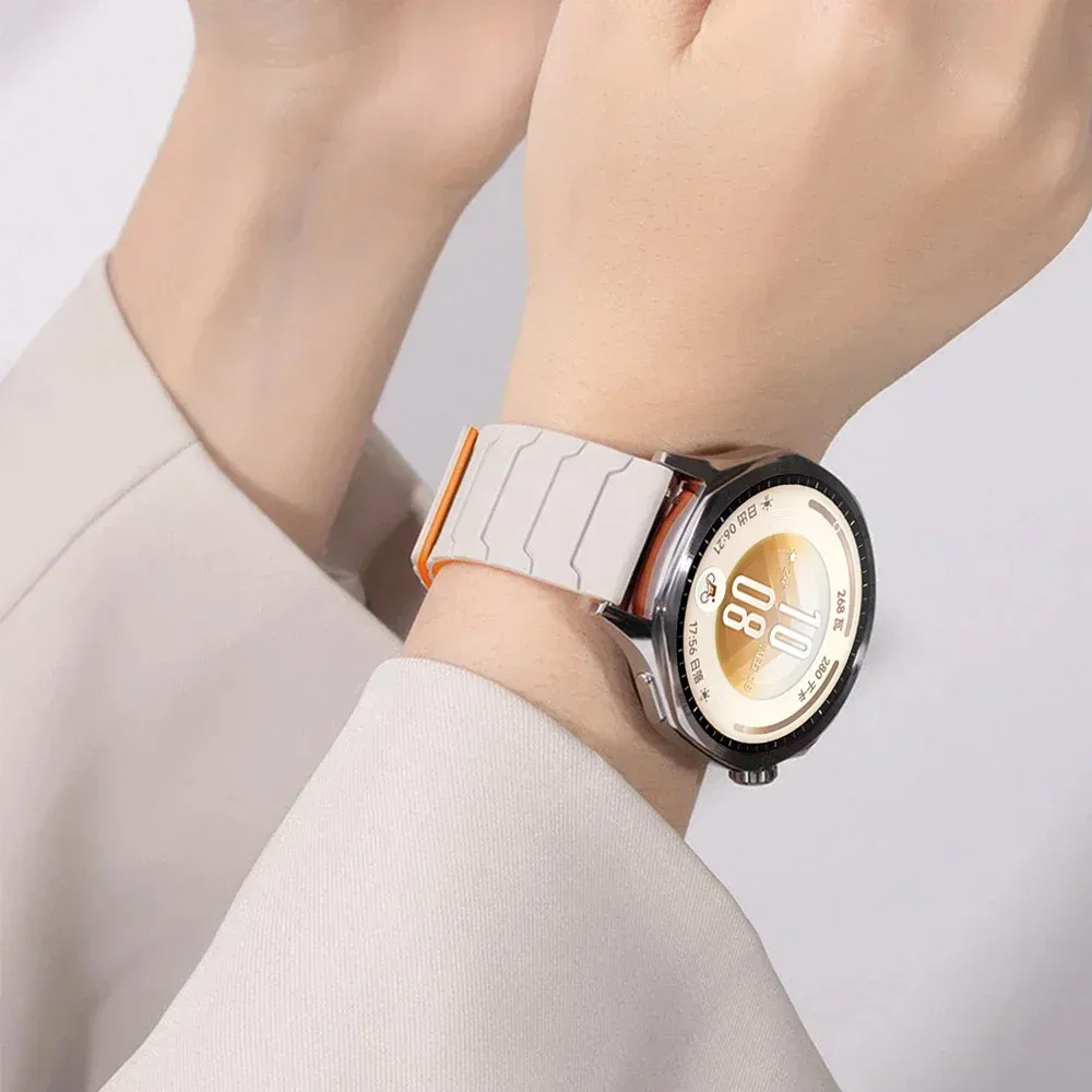 Bracelet magnétique silicone 20 et 22 mm Huawei Watch GT