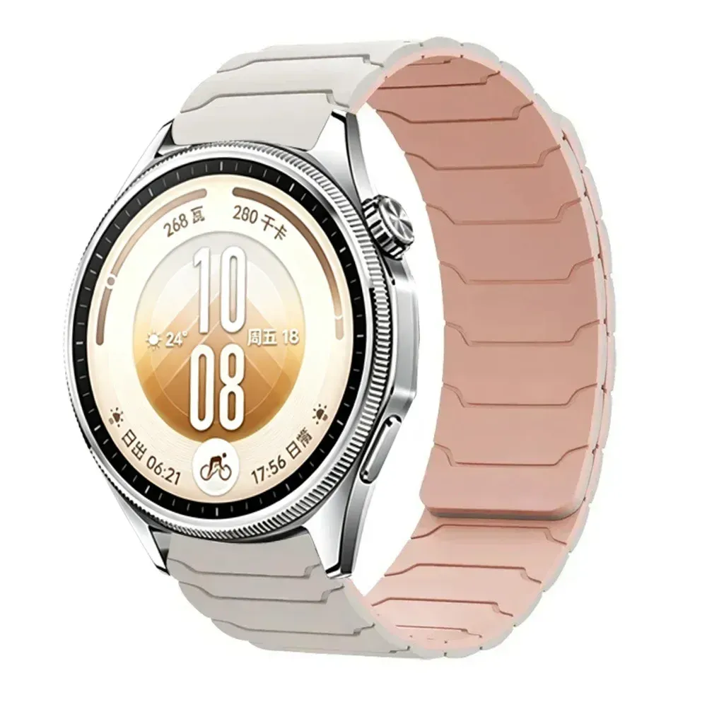 Bracelet magnétique silicone 20 et 22 mm Huawei Watch GT