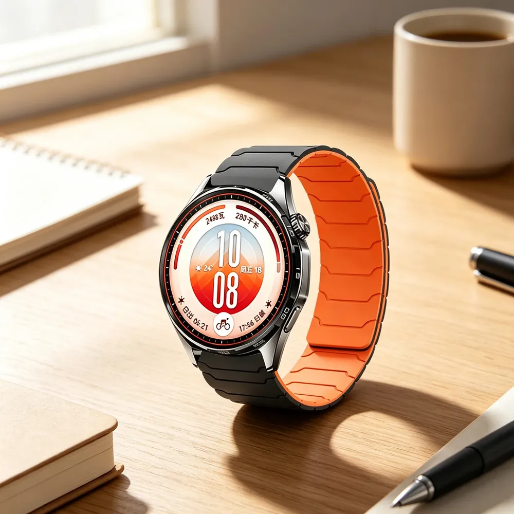 Bracelet magnétique silicone 20 et 22 mm Huawei Watch GT
