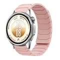 Bracelet magnétique silicone 20 et 22 mm Huawei Watch GT – Couleur du bracelet Pink sand