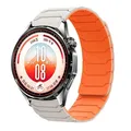 Bracelet magnétique silicone 20 et 22 mm Huawei Watch GT – Couleur du bracelet Starlight  orang