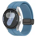 Bracelet magnétique silicone 20 mm Samsung Galaxy Watch – Couleur du bracelet Bleu