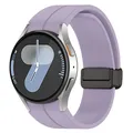 Bracelet magnétique silicone 20 mm Samsung Galaxy Watch – Couleur du bracelet dark purple mystical