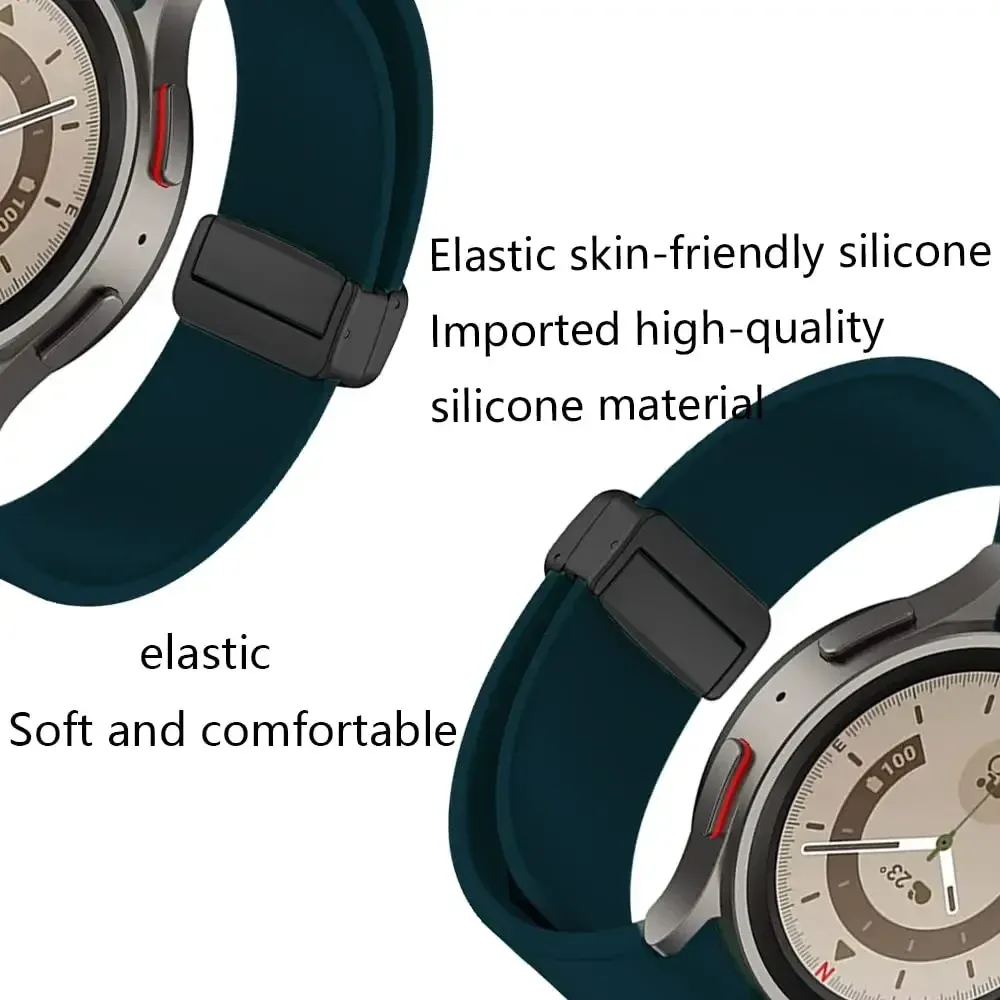 Bracelet magnétique silicone 20 mm Samsung Galaxy Watch