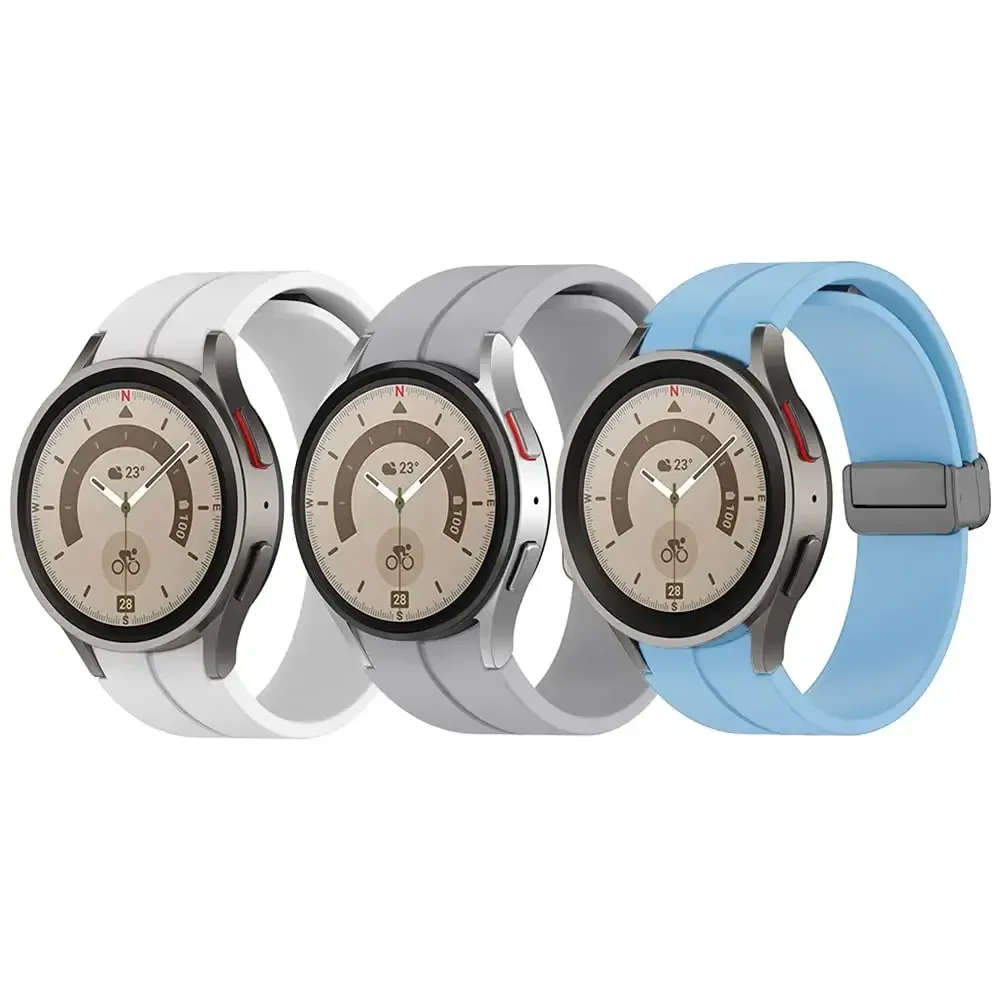 Bracelet magnétique silicone 20 mm Samsung Galaxy Watch