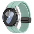 Bracelet magnétique silicone 20 mm Samsung Galaxy Watch – Couleur du bracelet light green