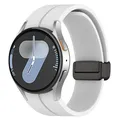 Bracelet magnétique silicone 20 mm Samsung Galaxy Watch – Couleur du bracelet white