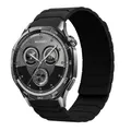 Bracelet magnétique silicone 22 mm Haylou – Couleur du bracelet Black