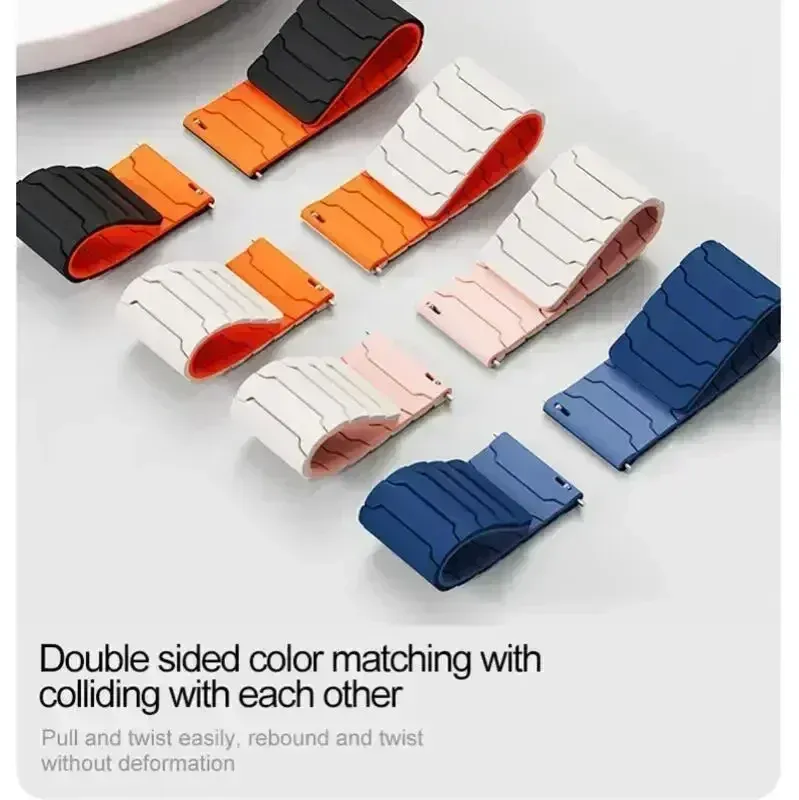Bracelet magnétique silicone 22 mm Haylou
