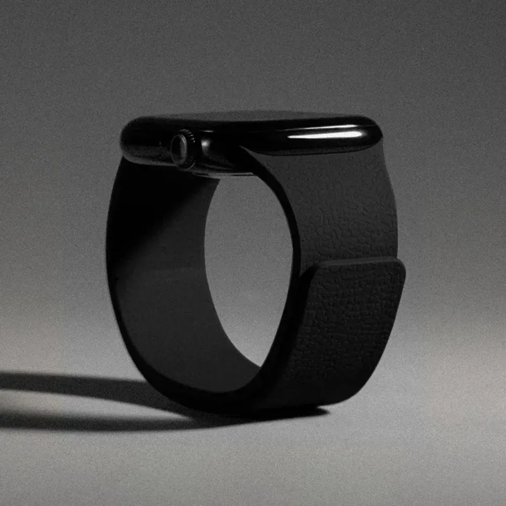 Bracelet magnétique silicone Apple Watch 38 à 49 mm
