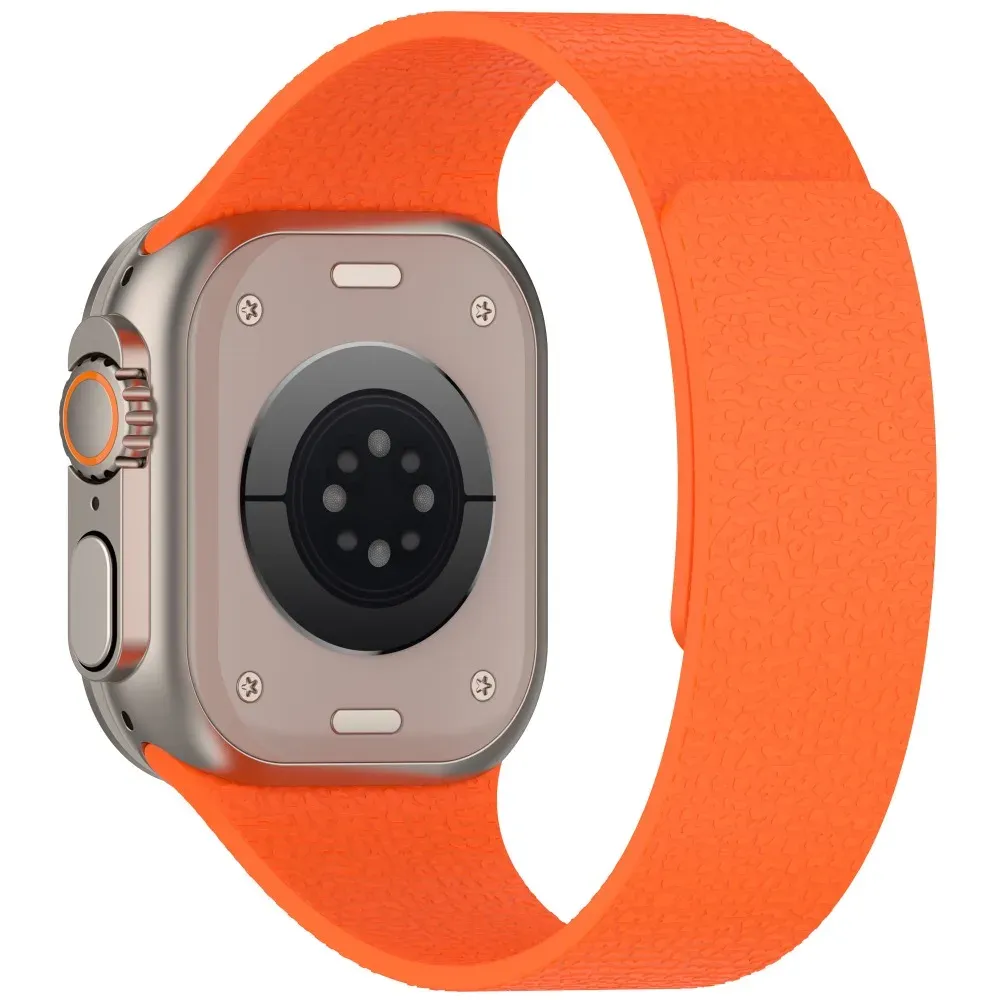 Bracelet magnétique silicone Apple Watch 38 à 49 mm