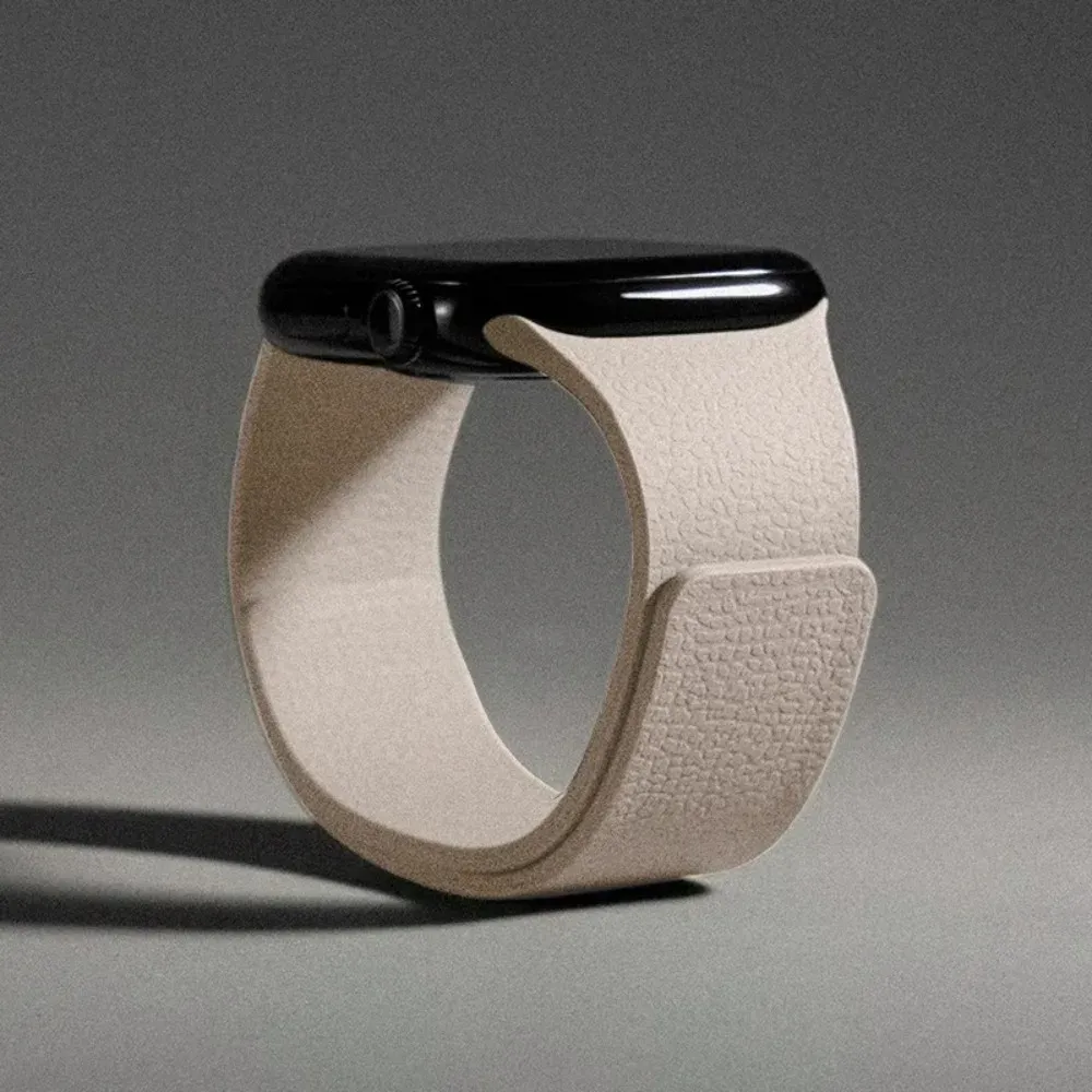 Bracelet magnétique silicone Apple Watch 38 à 49 mm
