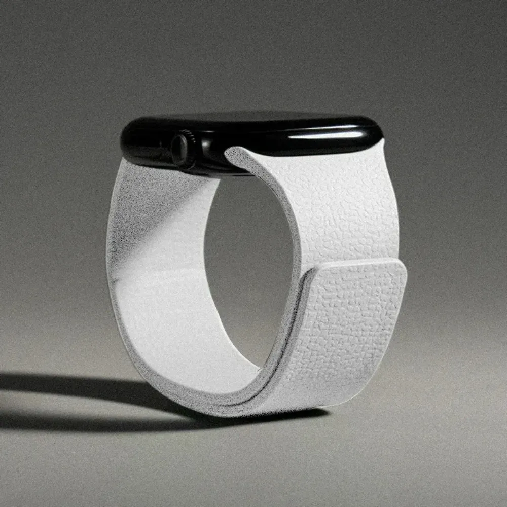 Bracelet magnétique silicone Apple Watch 38 à 49 mm