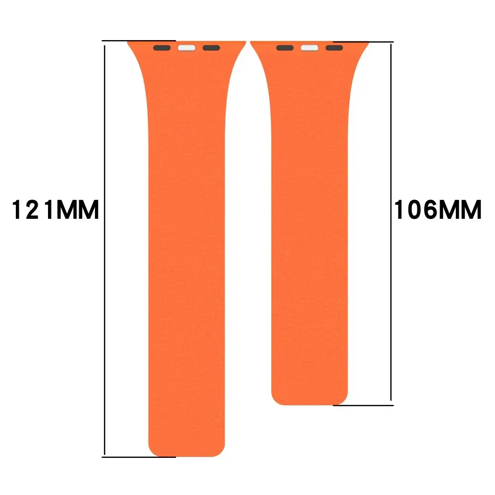 Bracelet magnétique silicone Apple Watch 38 à 49 mm