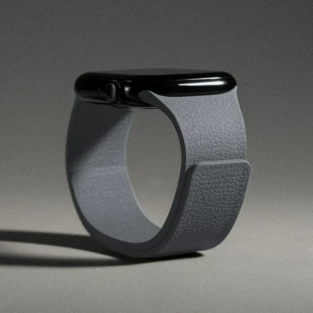 Bracelet magnétique silicone Apple Watch 38 à 49 mm