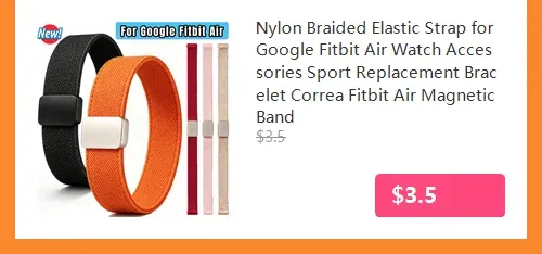 Bracelet magnétique silicone Google Fitbit Air
