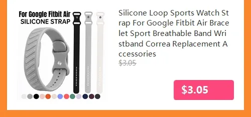 Bracelet magnétique silicone Google Fitbit Air