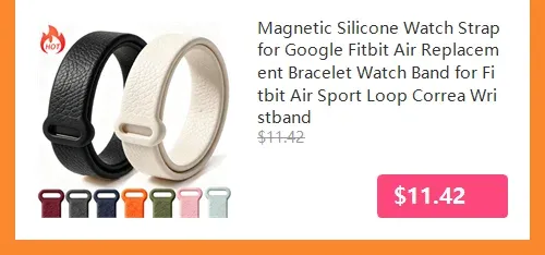 Bracelet magnétique silicone Google Fitbit Air