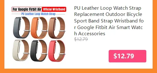 Bracelet magnétique silicone Google Fitbit Air