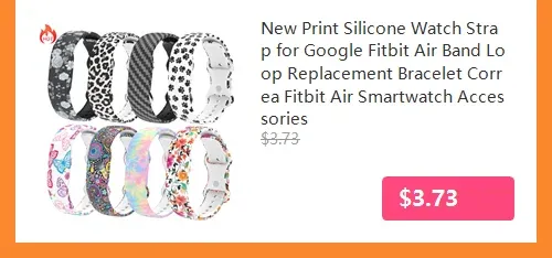 Bracelet magnétique silicone Google Fitbit Air