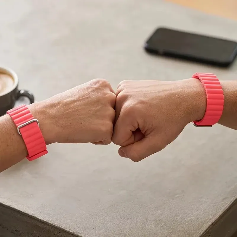 Bracelet magnétique silicone Google Fitbit Air