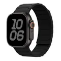 Bracelet magnétique silicone pour Apple Watch 38 à 49 mm – Couleur du bracelet black