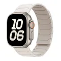 Bracelet magnétique silicone pour Apple Watch 38 à 49 mm – Couleur du bracelet peach-Starlight