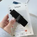 Bracelet magnétique tressé pour Apple Watch 38 à 49 mm – Couleur du bracelet Black