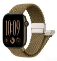 Bracelet magnétique tressé pour Apple Watch 38 à 49 mm – Couleur du bracelet New olive