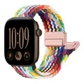 Bracelet magnétique tressé pour Apple Watch 38 à 49 mm – Couleur du bracelet pride edition