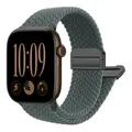 Bracelet magnétique tressé pour Apple Watch 38 à 49 mm – Couleur du bracelet Rainforest