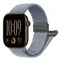 Bracelet magnétique tressé pour Apple Watch 38 à 49 mm – Couleur du bracelet space gray