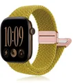 Bracelet magnétique tressé pour Apple Watch 38 à 49 mm – Couleur du bracelet Yellow-green