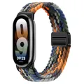 Bracelet magnétique tressé pour Xiaomi Mi Band 8 à 11 – Couleur du bracelet Cowboy