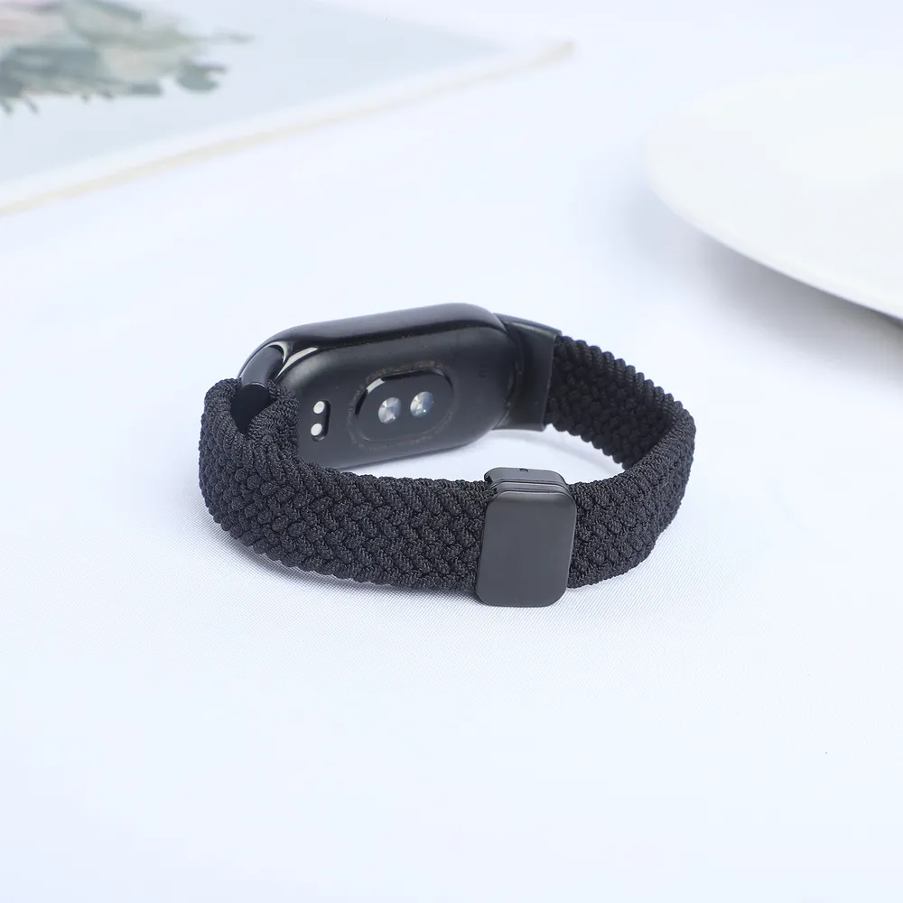 Bracelet magnétique tressé pour Xiaomi Mi Band 8 à 11