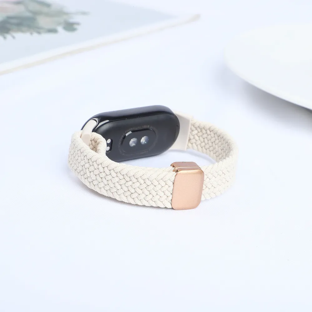 Bracelet magnétique tressé pour Xiaomi Mi Band 8 à 11