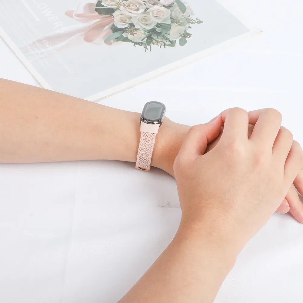 Bracelet magnétique tressé pour Xiaomi Mi Band 8 à 11