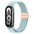 Bracelet magnétique tressé pour Xiaomi Mi Band 8 à 11 – Couleur du bracelet Mint