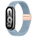 Bracelet magnétique tressé pour Xiaomi Mi Band 8 à 11 – Couleur du bracelet Rock Green