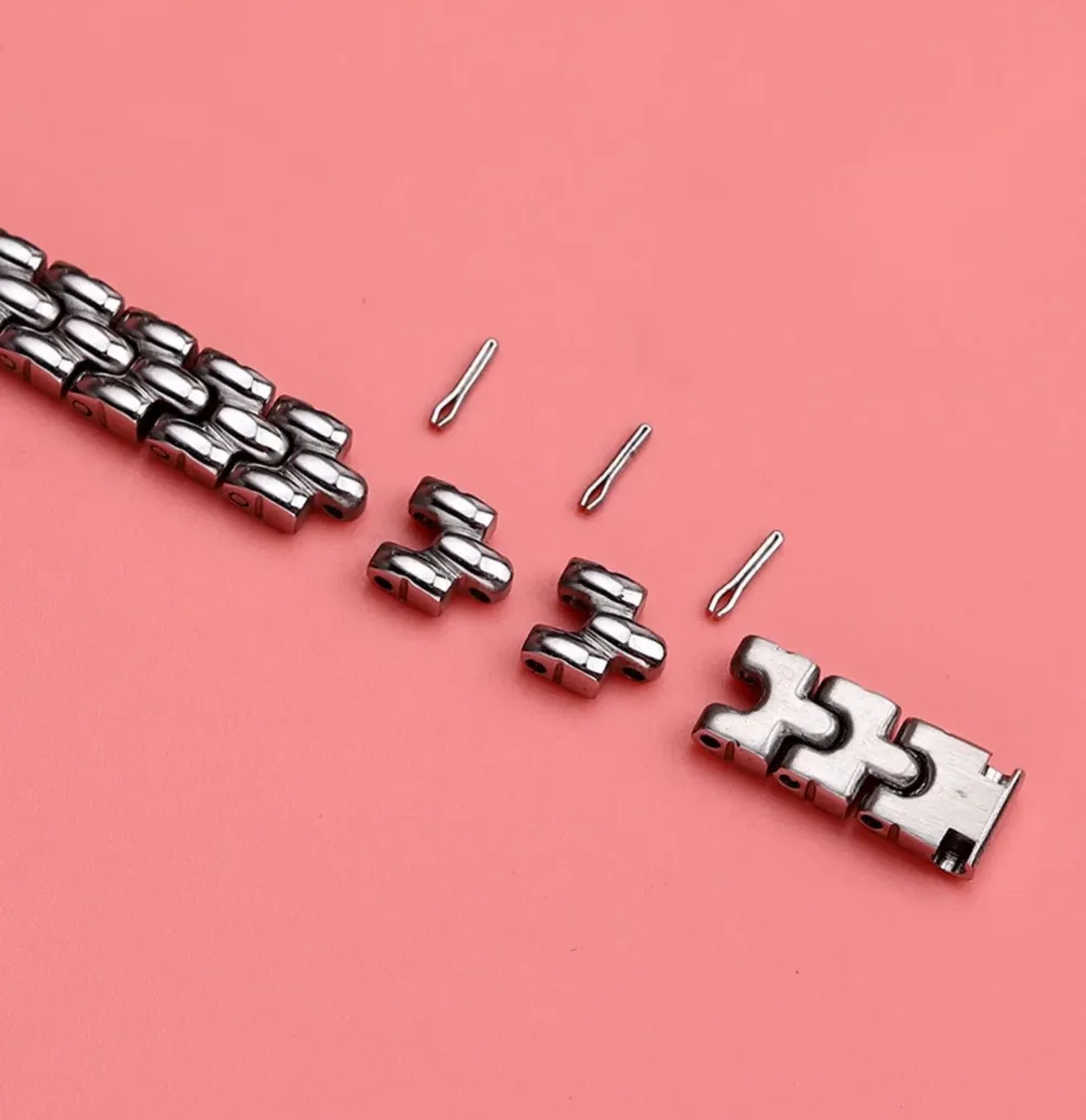 Bracelet maille acier inoxydable 6 à 16 mm femme