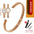 Bracelet maille acier inoxydable 6 à 16 mm femme – Couleur du bracelet rose gold