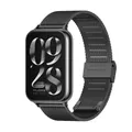Bracelet maille acier pour Mi Band 10 9 8 Pro – Couleur Black 1
